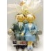 Figura para bodas de plata GRABADA muñeco pastel 25 aniversario