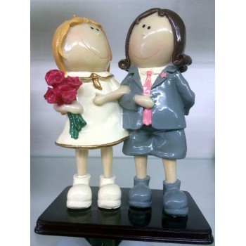 Figura tarta boda lesbianas personalizada