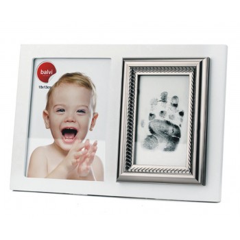 Portafotos marco huella dactilar bebé