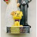Figura pastel boda novios con perro GRABADA