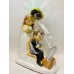 Figura tarta boda novios VIDEOCONSOLA grabada muñecos pastel