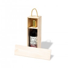 Cajas para botellas de vino boda de 75cl GRABADAS con placa metálica