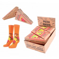 Calcetines originales pizza detalle unisex para invitados