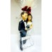 Figurita bodas de plata muñecos 25 aniversario GRABADOS