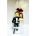 Figurita bodas de plata muñecos 25 aniversario GRABADOS