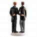 Figura boda gay tarta novios chicos elegantes GRABADA muñecos