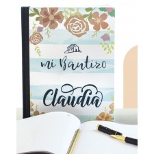 Libro de firmas para bautizo de niño o niña PERSONALIZADO