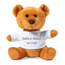 Peluche con camiseta PERSONALIZADA para niños invitados