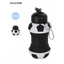 Botella plegable fútbol