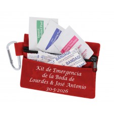 Kit de Emergencia para invitados boda pequeño PERSONALIZADO
